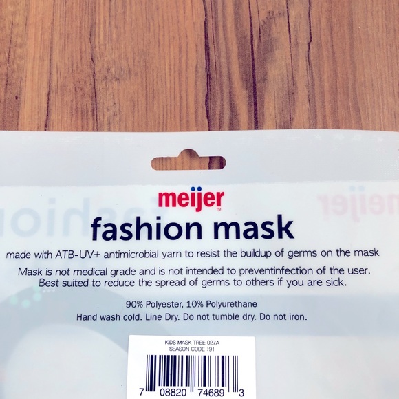 3/$10 NEW Tree Face Mask Black UNISEX Kids ATB-UV+ - Picture 6 of 11